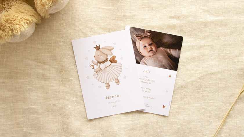 faire-part naissance animaux magiques