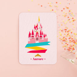 Carte invitation anniversaire enfant princesse