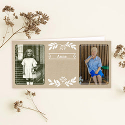 Carte invitation anniversaire adulte vintage