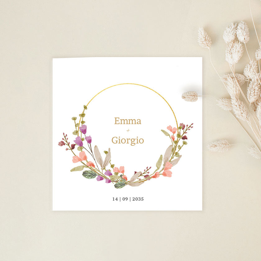 faire-part mariage champêtre