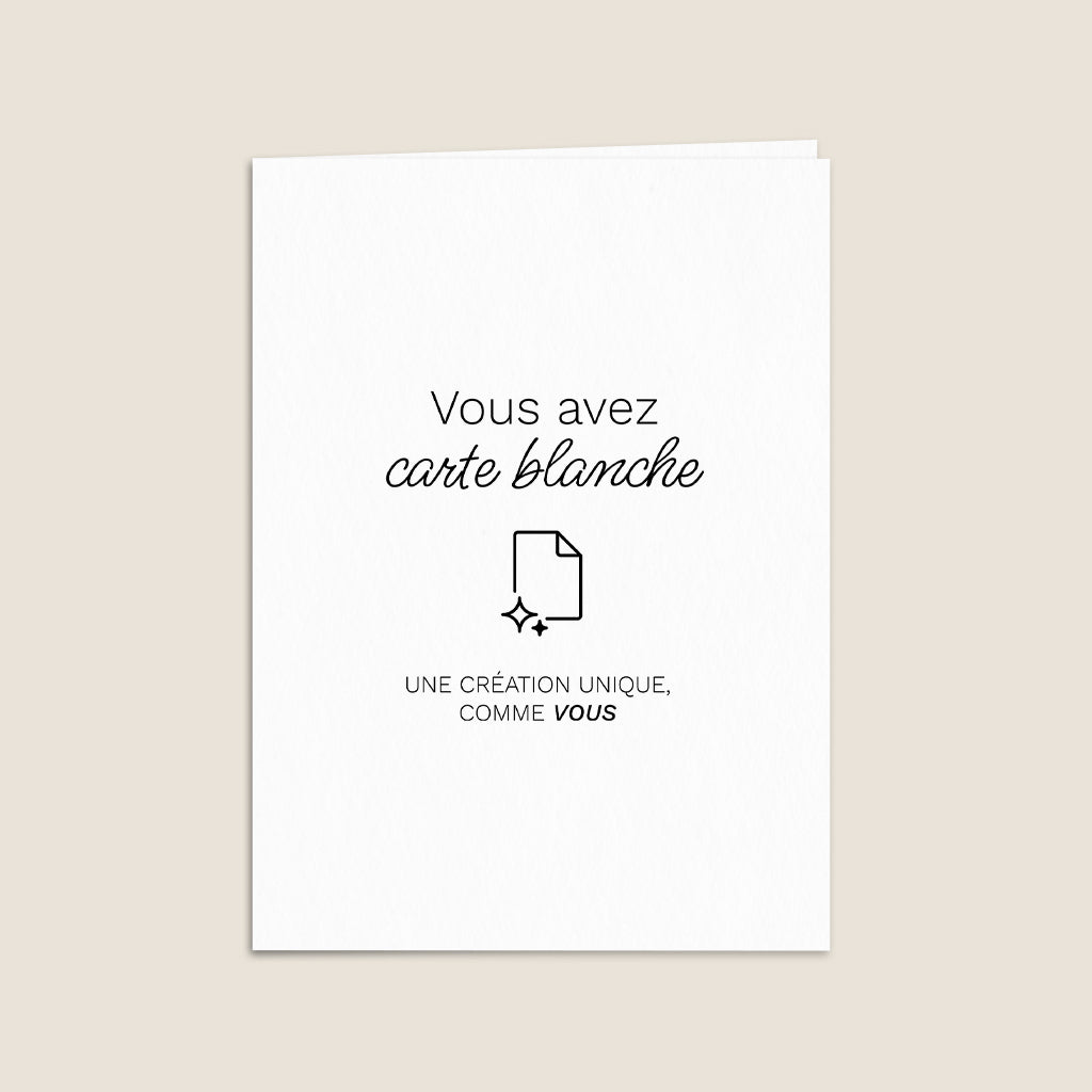 Carte personnalisée sur-mesure