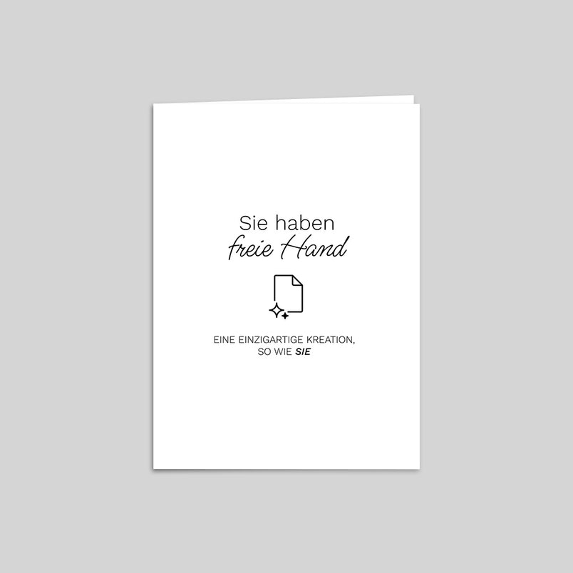 Karten Selbst-gestalten