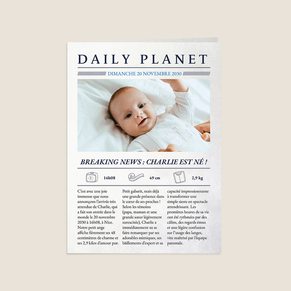 Le journal de bébé