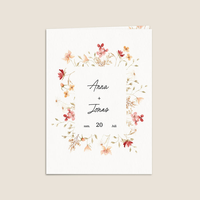 Les iconiques de Planet Cards Sommerblumen und Rahmen