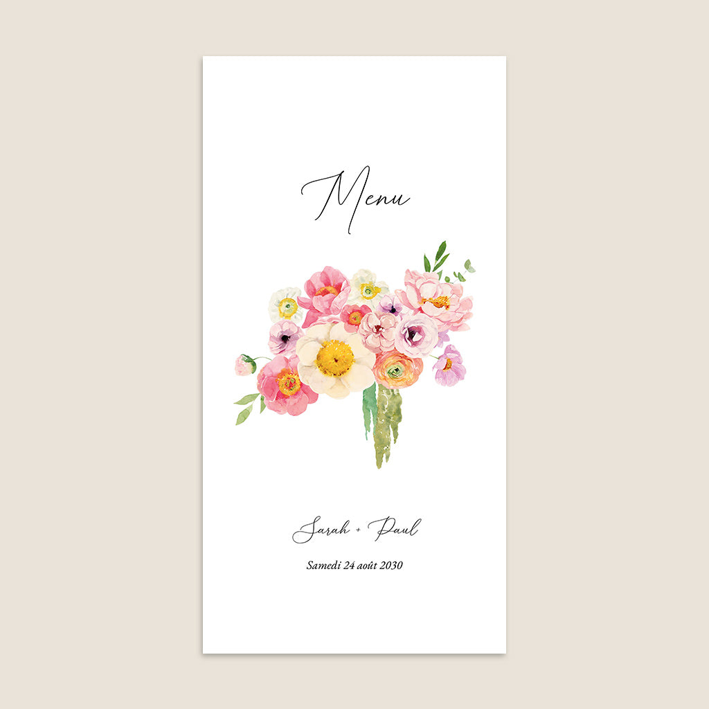 Menükarten Hochzeit