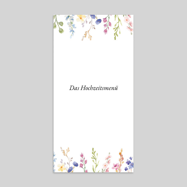 Menuekarten Hochzeit