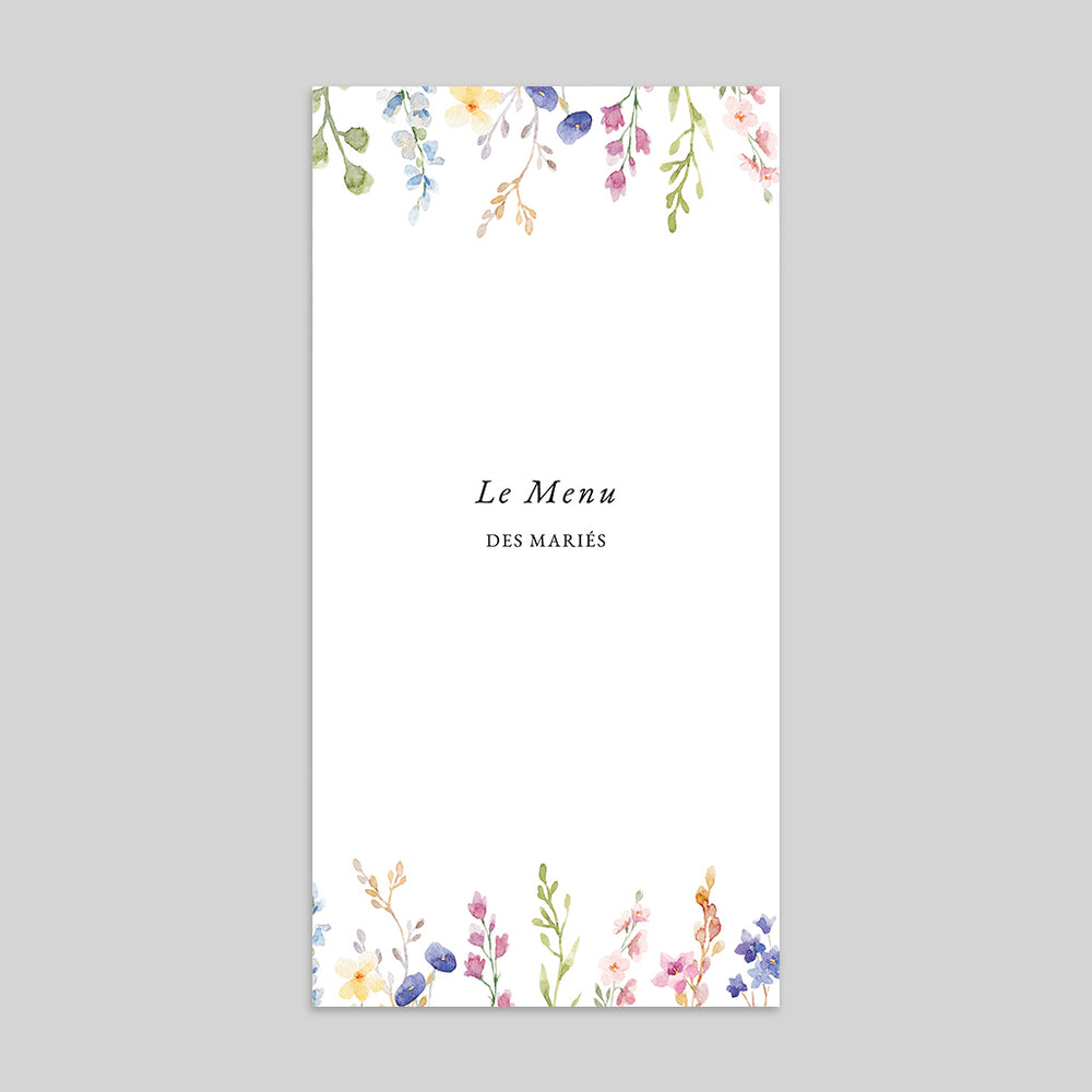 Jardin de Fleurs et aquarelle