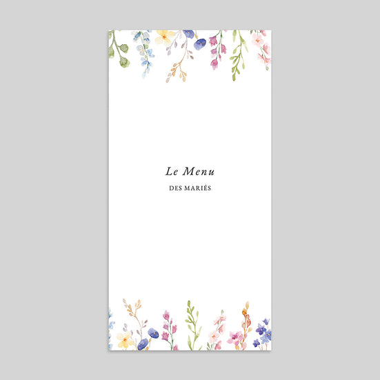 Jardin de Fleurs et aquarelle