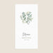 Menu baptême Croix Eucalyptus