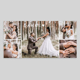 Fotomosaik Hochzeit