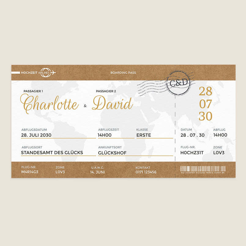 Hochzeit Airlines