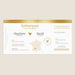 Faire-part mariage voyage Billet Voyage Or