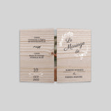 Floral sur bois tendre