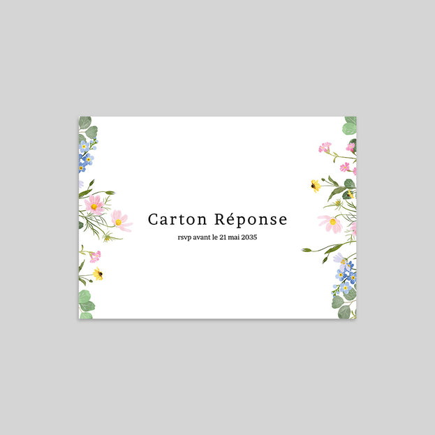 Coupon réponse mariage