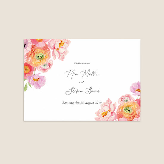 Hübscher Strauß Ranunkeln