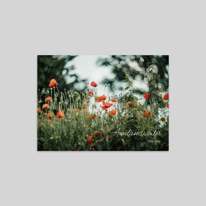 Weitere Anlässe Mohnblumenfeld