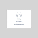 Pflanze und Monogramm