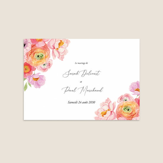 Joli bouquet Renoncules