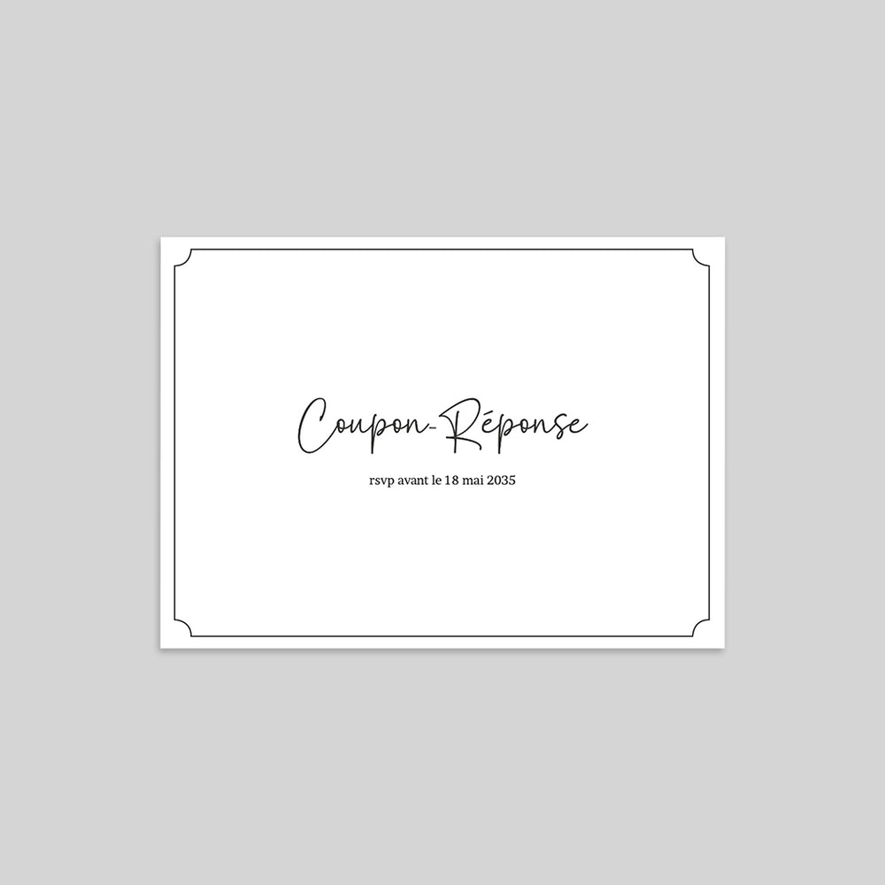Carte postale élégante