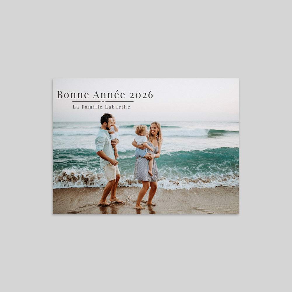 Minimaliste Bonne Année