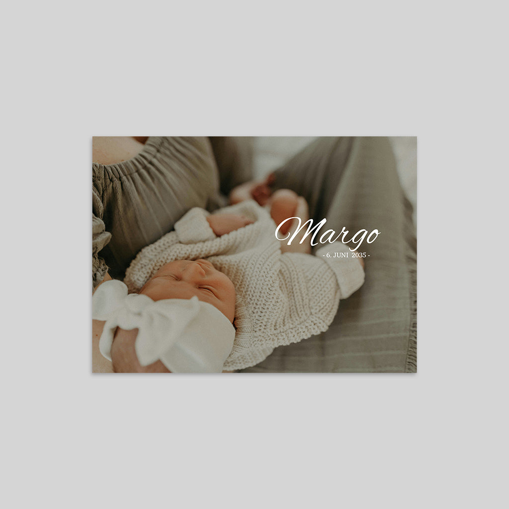 Fotos und feine Typografie