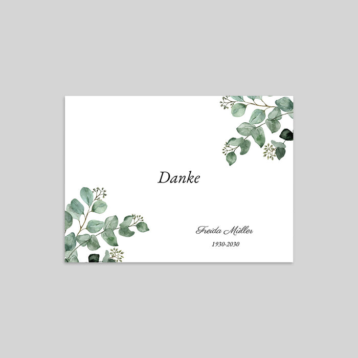 Weitere Anlässe Danke Eukalyptus