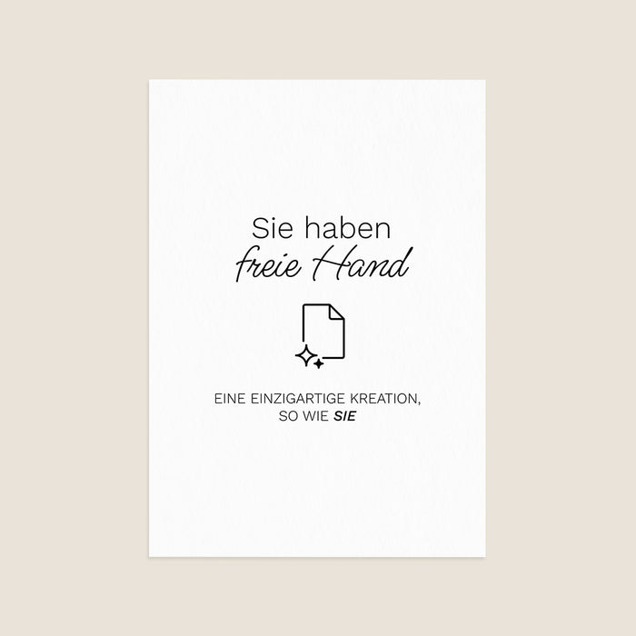 Tischnummern Hochzeit Doppelseitiges Portrait 12 x 17 cm