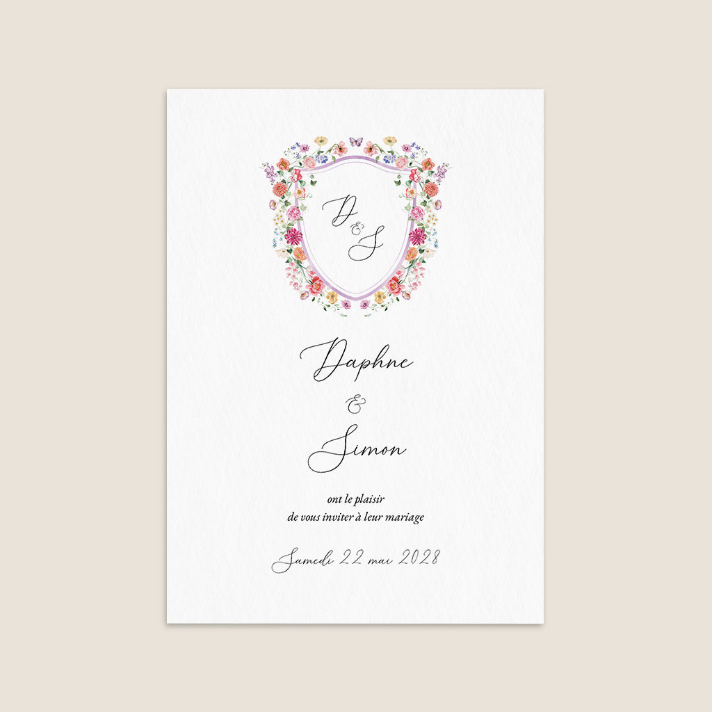 Partecipazioni di matrimonio disegno