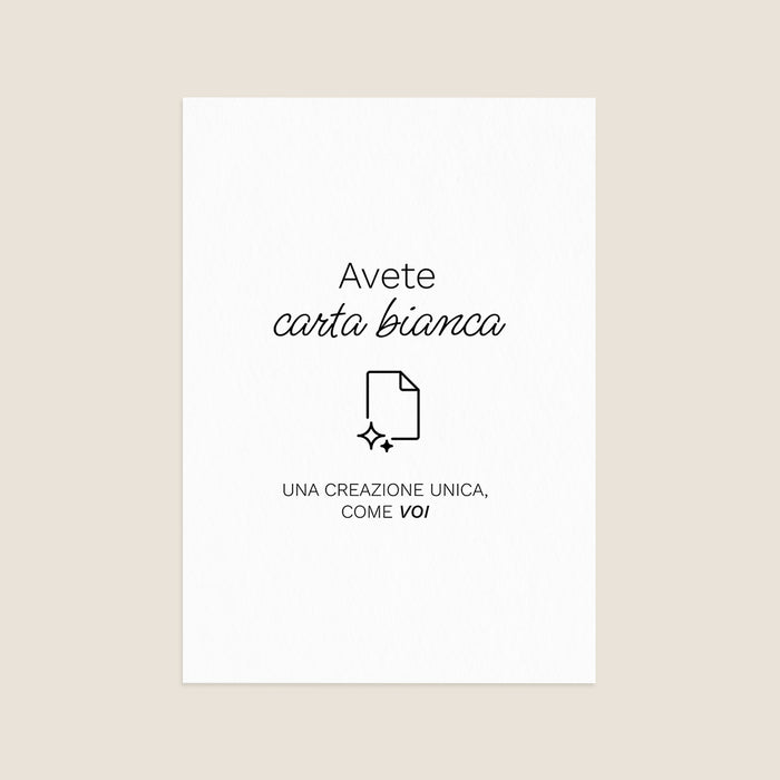 Save the Date  Ritratto bifacciale 12 x 17 cm