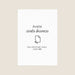 Save the Date  Ritratto bifacciale 12 x 17 cm