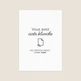 Création libre Portrait recto verso 12 x 17 cm