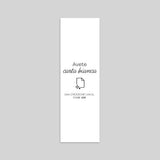 Segnalibro Recto Verso 5,5 x 18,2 cm