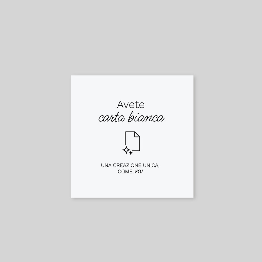 Quadrato Recto Verso 9,5 x 9,5 cm 