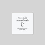 Carré Recto Verso 9,5 x 9,5 cm