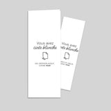 Portrait Plié + Marque Page 7.5 x 20.2 cm