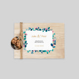 Blumiges Holz