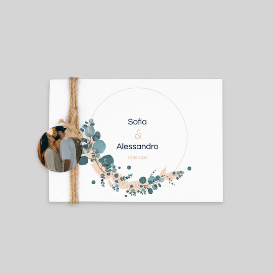 Eucalipto e corona di piante