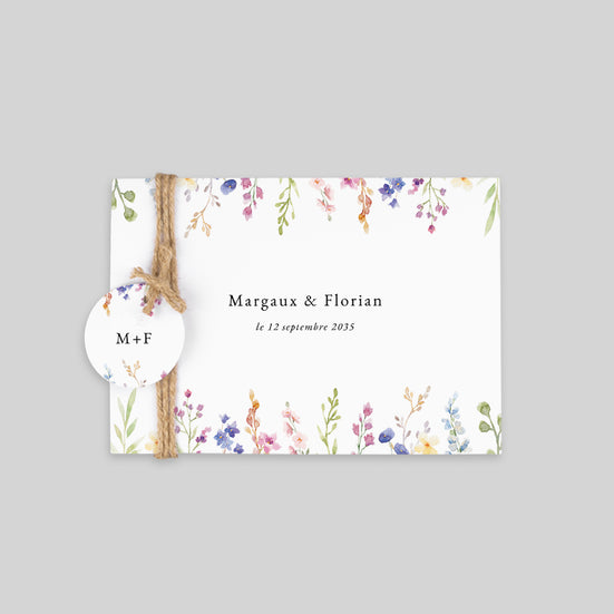 Jardin de Fleurs et aquarelle