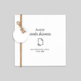 Quadrato Piegato + Spago 14 x 14 cm