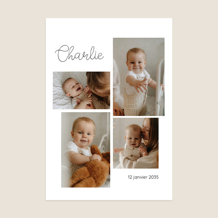Les iconiques de Planet Cards Multi-Photo et Jolie Typo