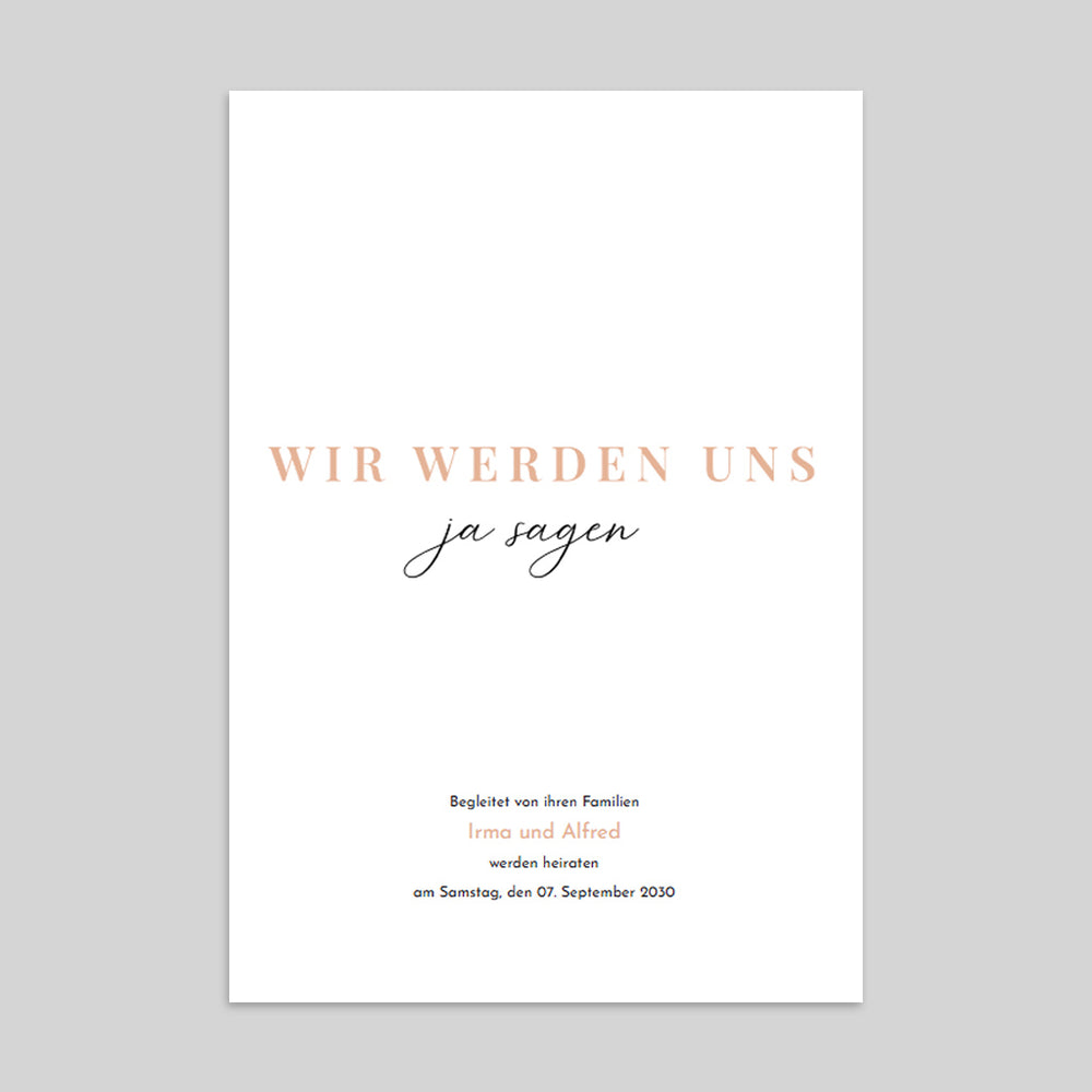 Eleganz und Typo