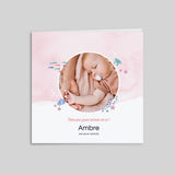 Petit Océan à l'Aquarelle Rose