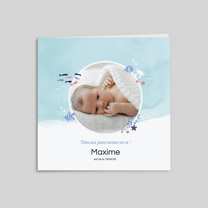 Petit Océan à l'Aquarelle