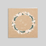 Couronne Eucalyptus et Hortensia