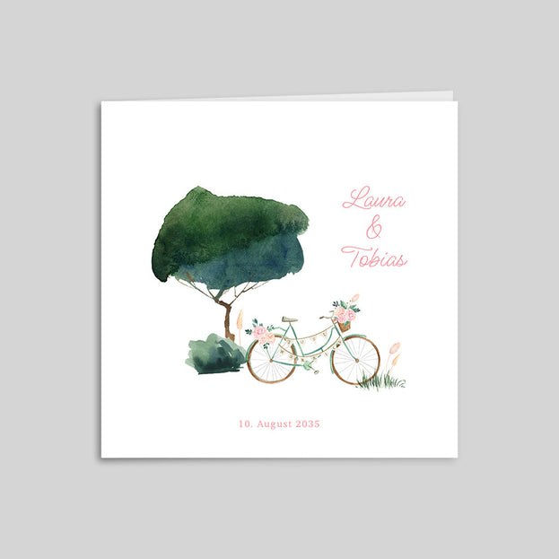 Fahrrad und Guinguette