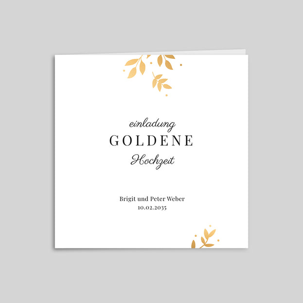 Goldenes Laub