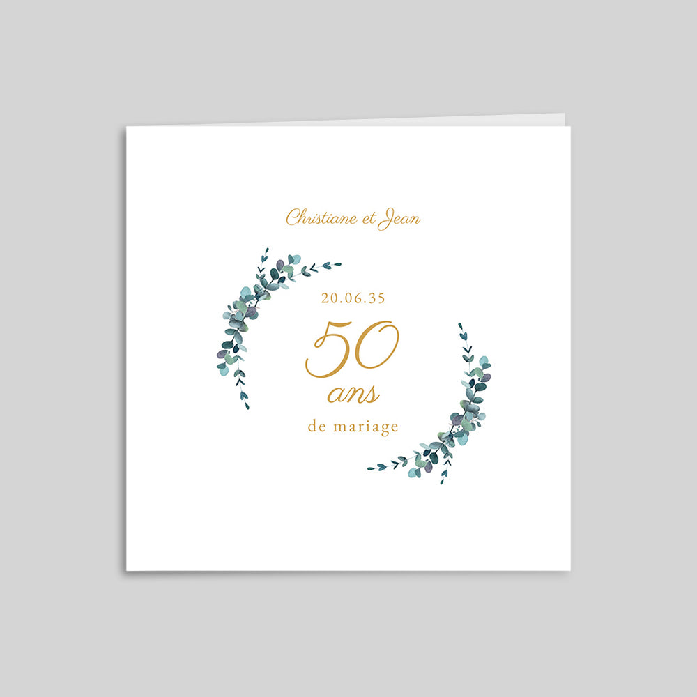 Couronne Eucalyptus et Or