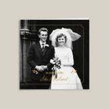 Goldene Hochzeit und großes Foto