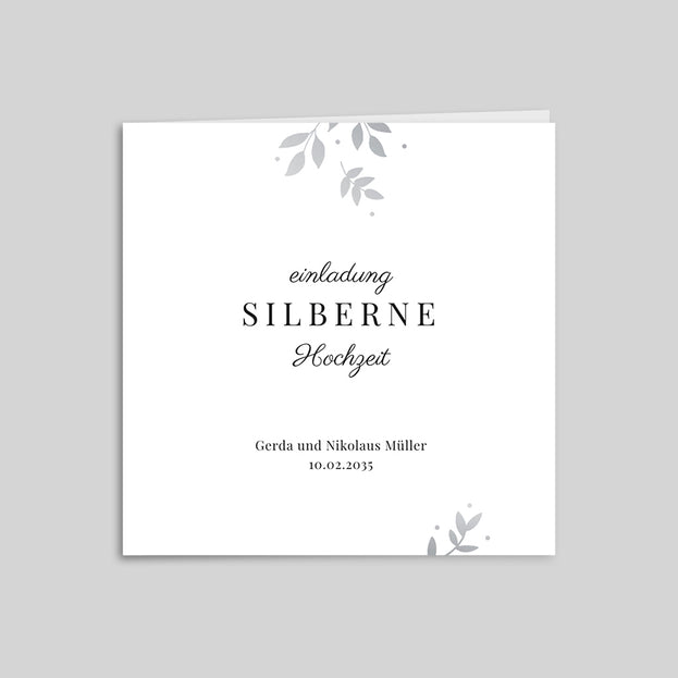 Silbernes Laub