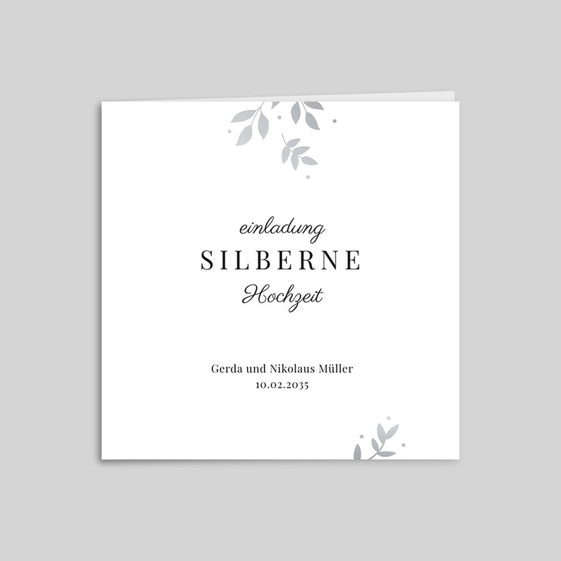 Silbernes Laub